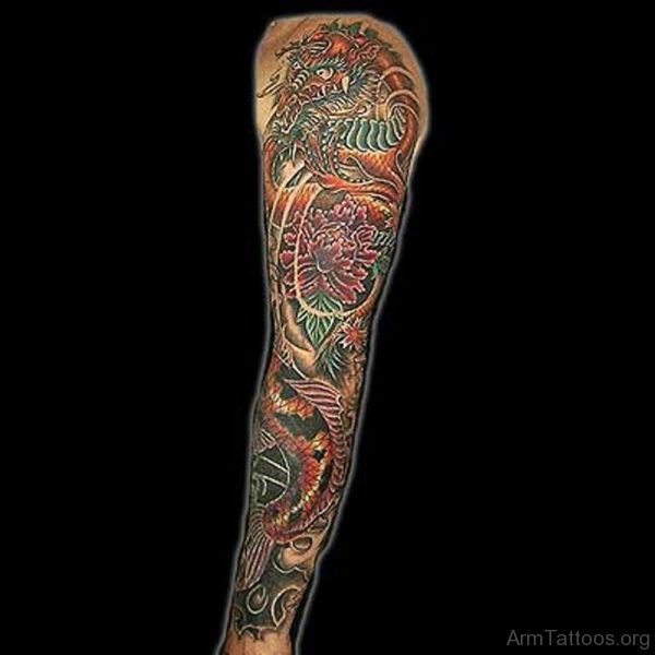 Dragon Tattoo design On Arm