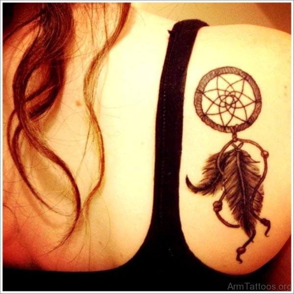 Dreamcatcher Tattoo For Back