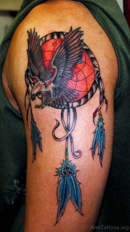 Eagle And Dreamcatcher Tattoo