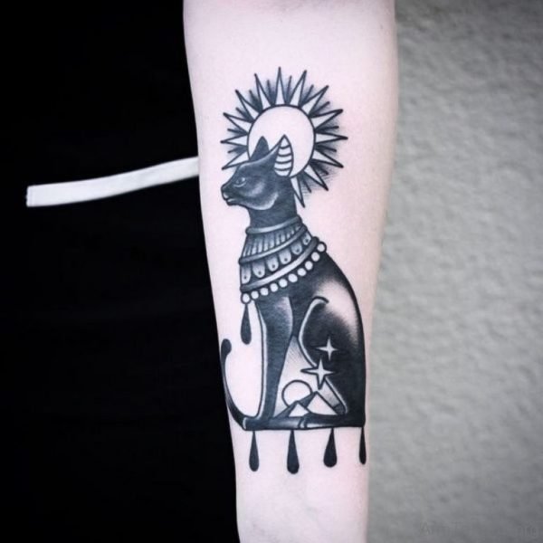 Egyptian Cat Tattoo