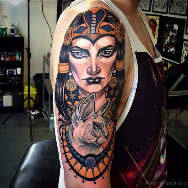 Egyptian Queen Tattoo 