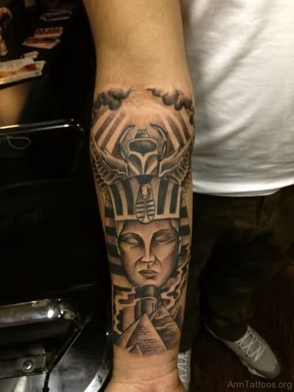 Egyptian Tattoo On Forearm