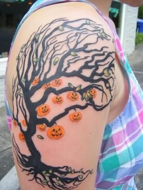 Elegant Tree Tattoo