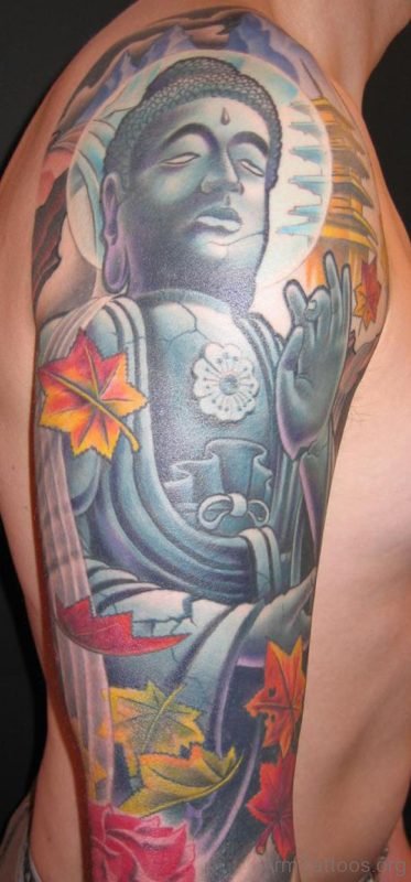 Elegant Buddha Tattoo 