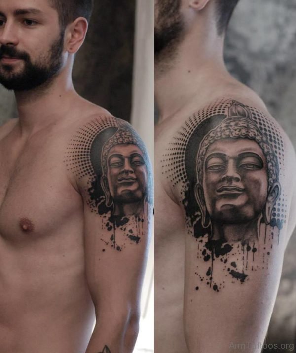 Elegant Buddha Tattoo 