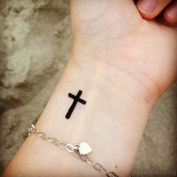 Elegant Cross Tattoo