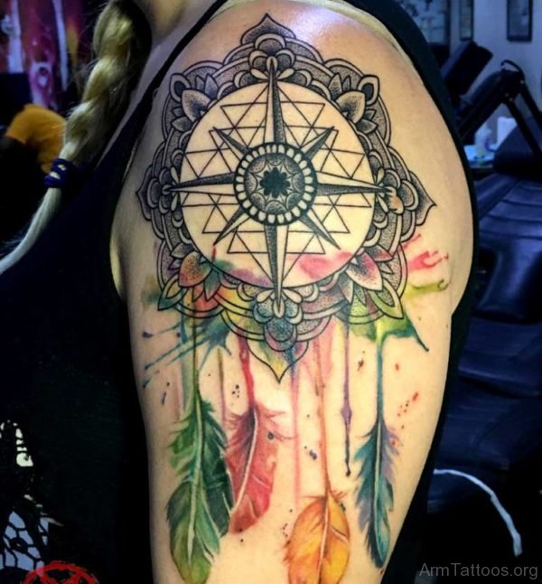 Elegant Dreamcatcher Tattoo