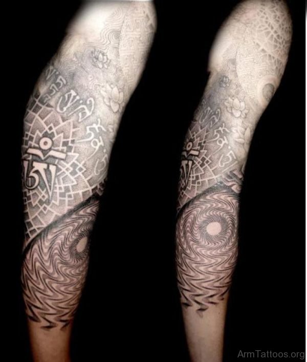 Elegant Geometric Tattoo Design