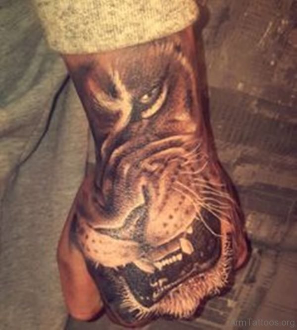 Elegant Lion Tattoo