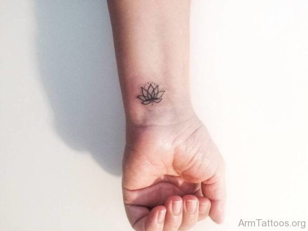 Elegant Lotus Tattoo 