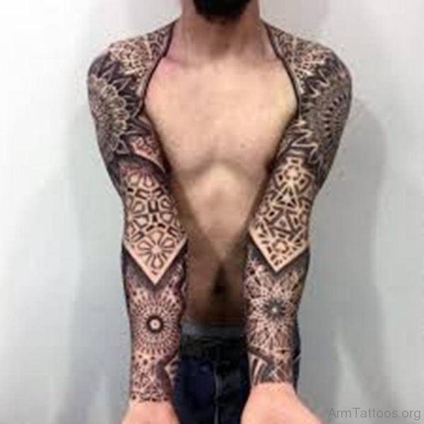 Elegant Mandala Tattoo 