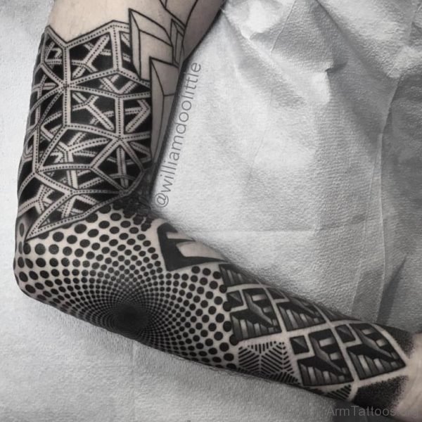 Elegant Mandala Tattoo On Arm 