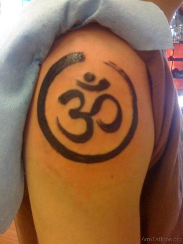 Elegant Om Tattoo