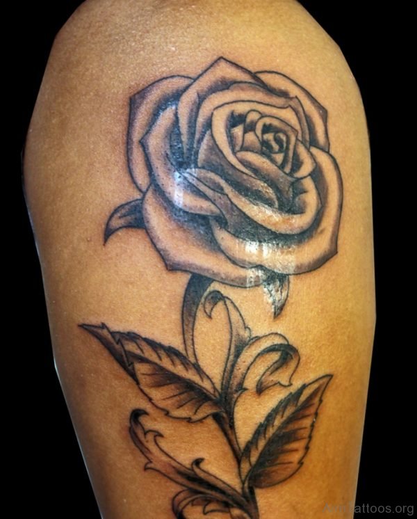 Elegant Rose Tattoo