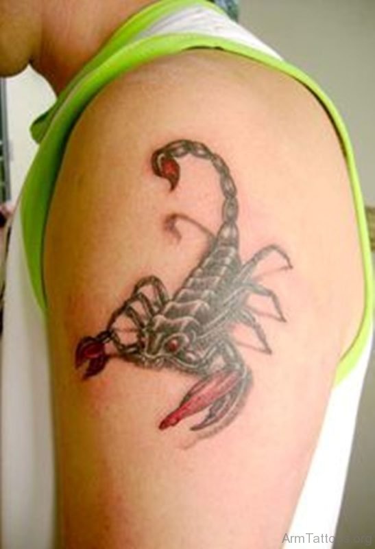 Elegant Scorpion Tattoo