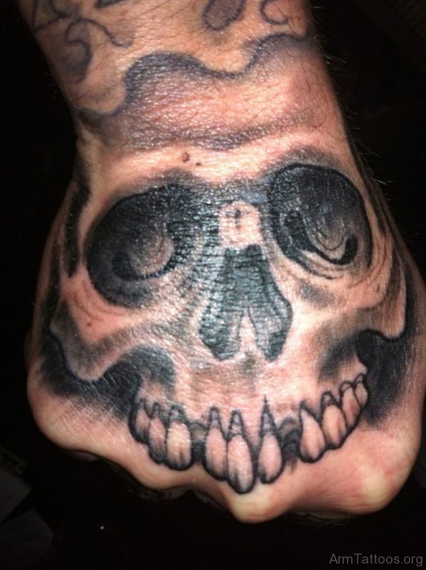 Elegant Skull Tattoo