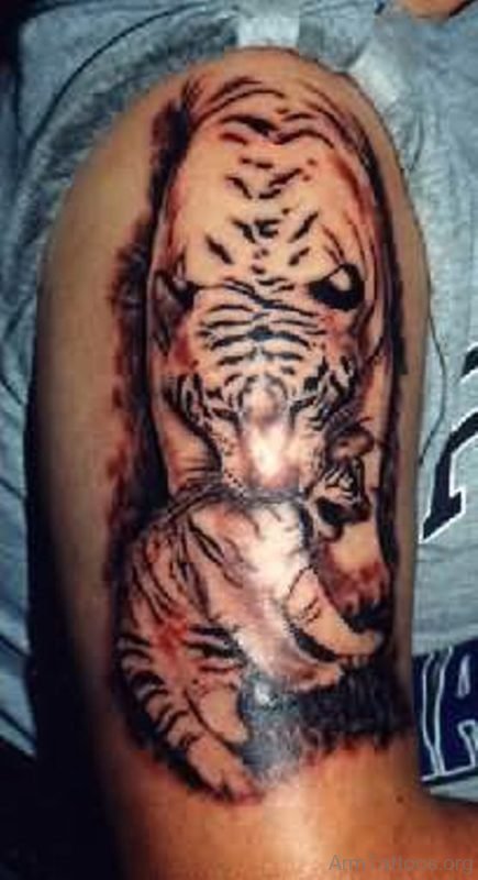 Elegant Tiger Tattoo