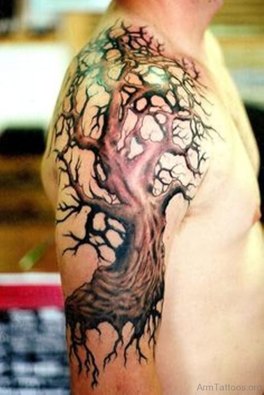 Elegant Tree Tattoo 