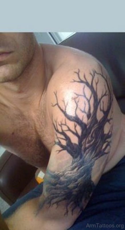 Elegant Tree Tattoo Design