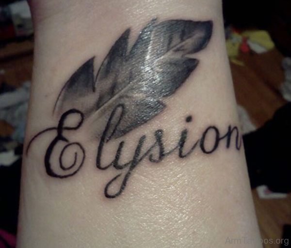 Elysion Tattoo On Wrist