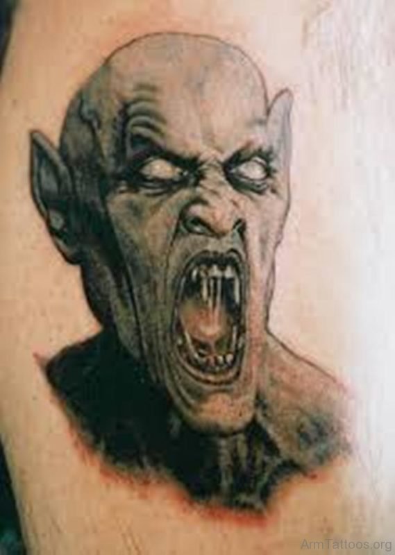 Evil Zombie Tattoo