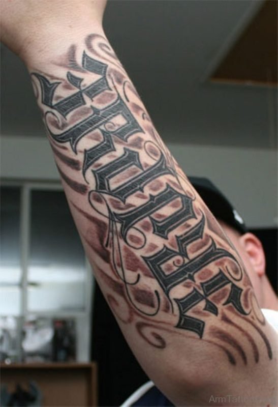 Excellent Ambigram Tattoo Design