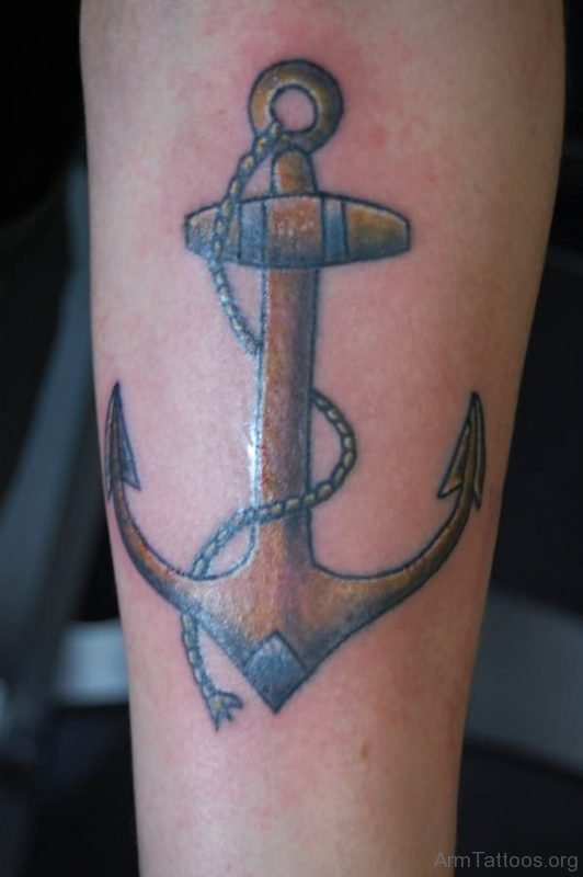 Excellent Anchor Tattoo