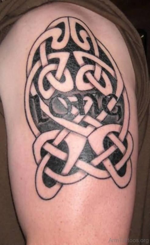 Excellent Celtic Tattoo Design On Arm