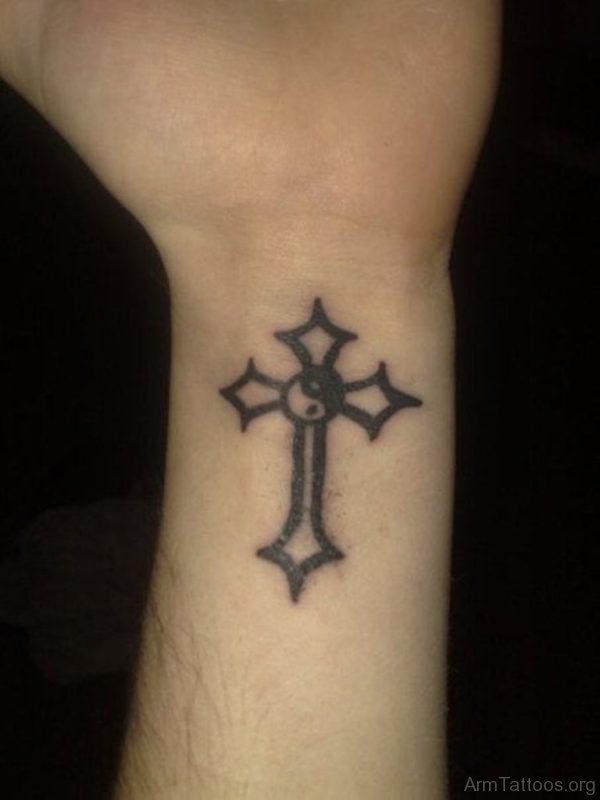 Excellent Cross Tattoo Design