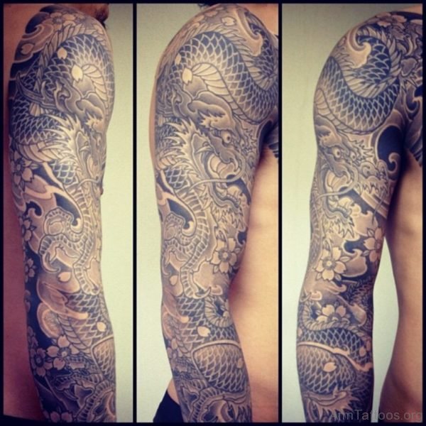 Excellent Dragon Tattoo Design