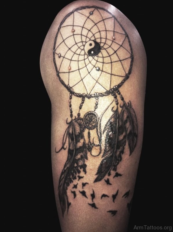 Excellent Dreamcatcher Tattoo