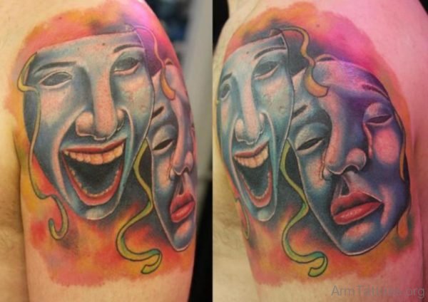 Excellent Mask Tattoo Designs