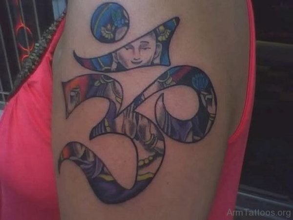 Excellent Om Tattoo Design