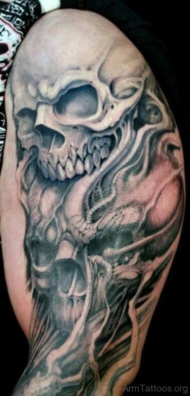 Excellent Skull Tattoo 