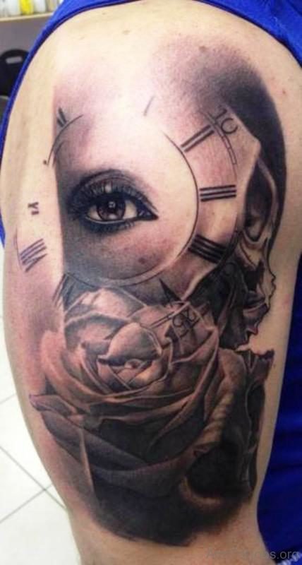 Eye Clock Tattoo 