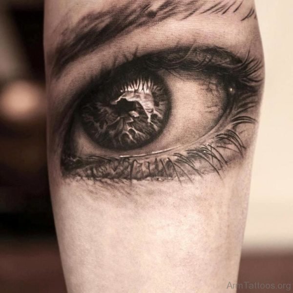 Eye Tattoo Design On Arm 