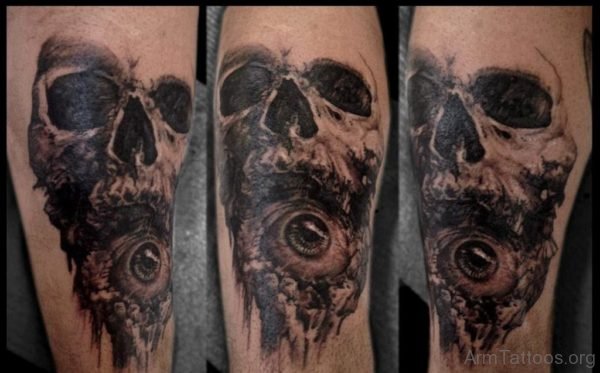 Eye and Skull Tattoo