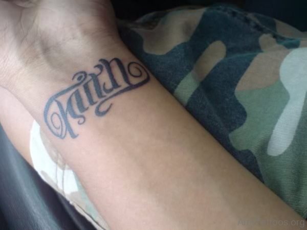 Fabulous Ambigram Tattoo 