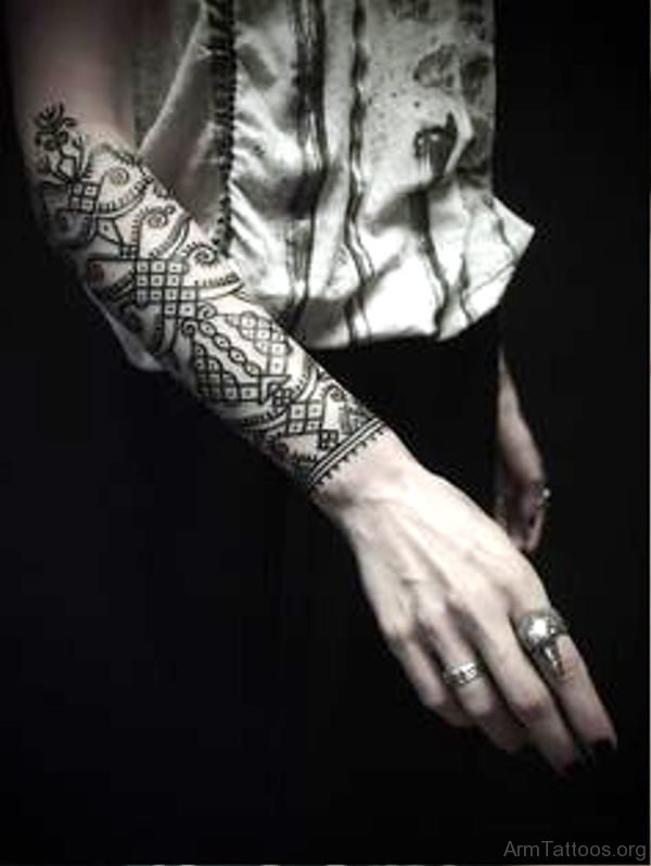 Fabulous Black Tattoo Design 