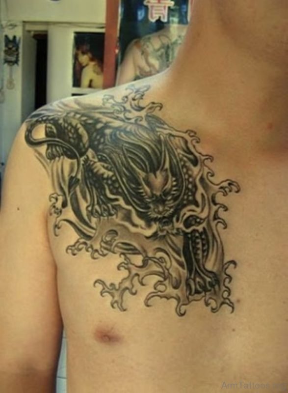 Fabulous Dragon Tattoo Design