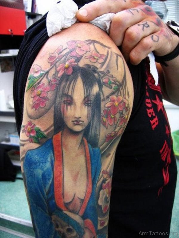 Fabulous Geisha Tattoo 