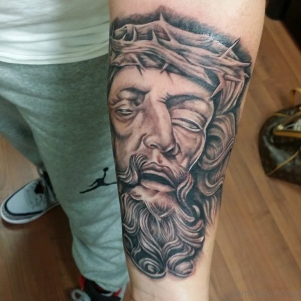 Fabulous Jesus Tattoo Design