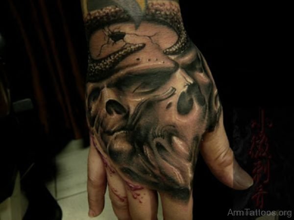 Fabulous Skull Tattoo Design