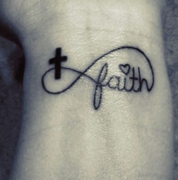 Faith And Cross Tattoo