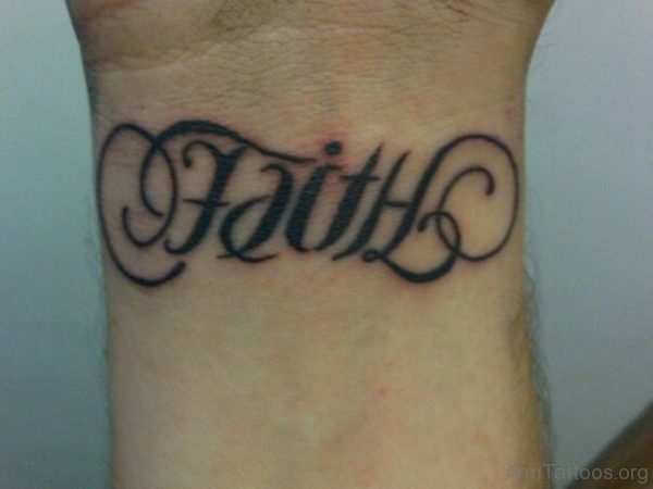 Faith Tattoo On Wrist