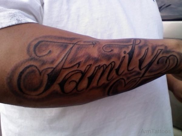 Family Tattoo On Arm 