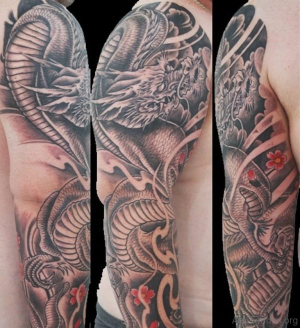 Fancy Dragon Tattoo 