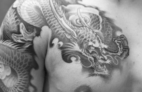 Fancy Dragon Tattoo Design