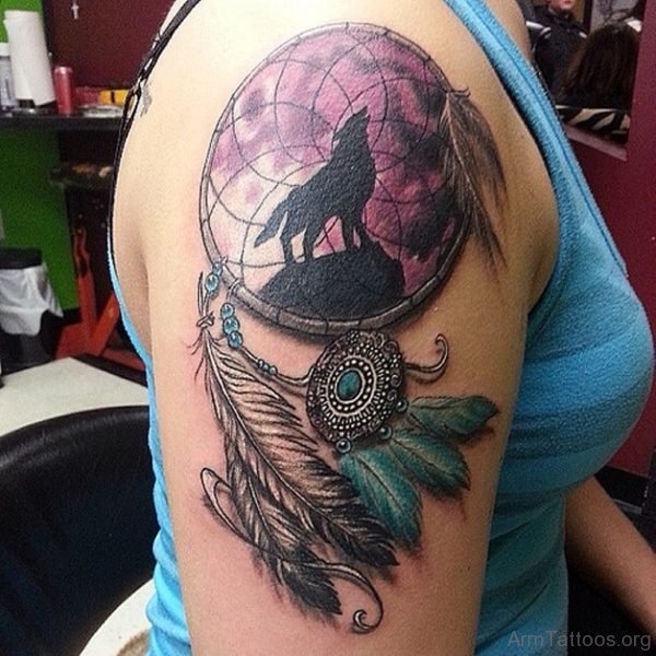 Fancy Dreamcatcher Tattoo 