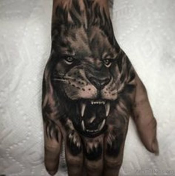 Fancy Lion Tattoo